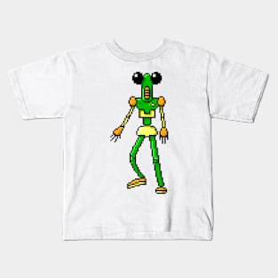 Pixel Robot 003 Kids T-Shirt